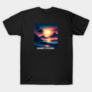 sunset beach T-Shirt